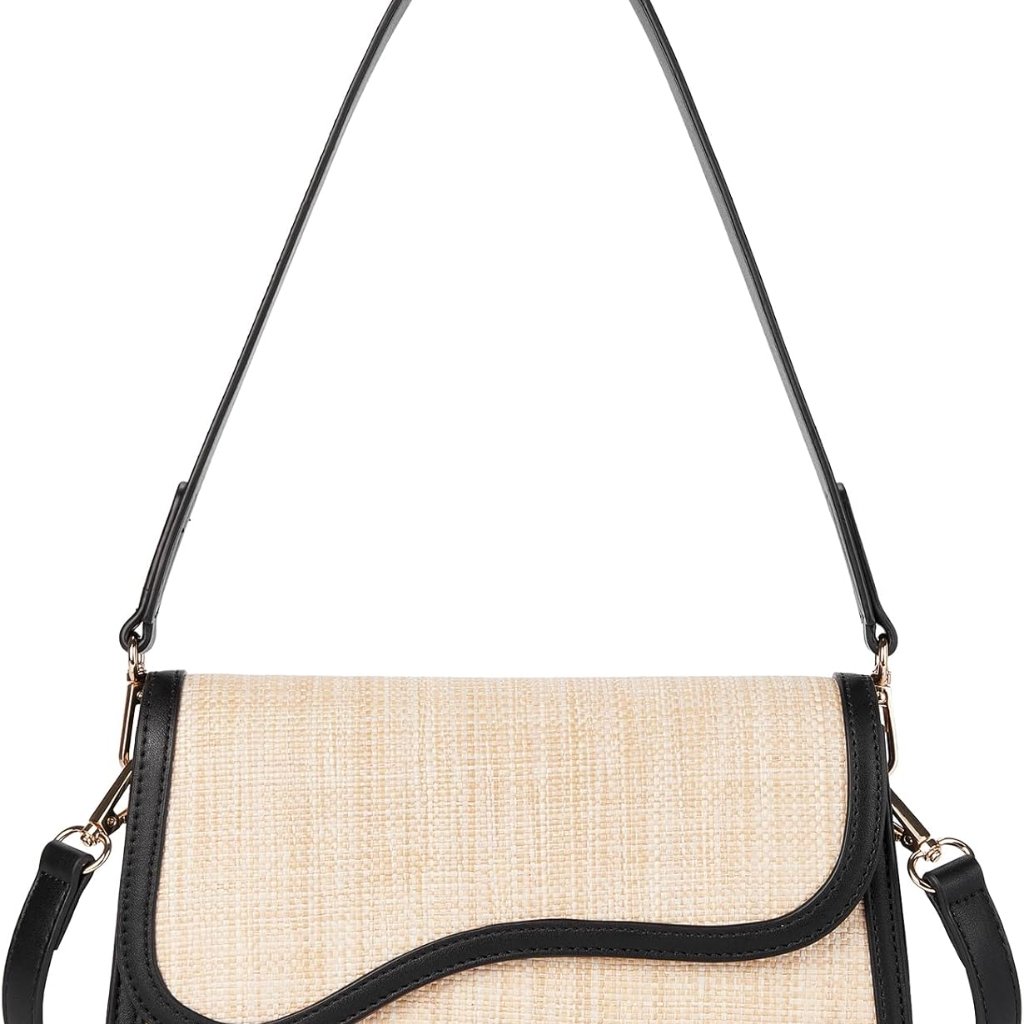 Shoulder Bag For Women Vegan Leather Women's Shoulder Purses Handbags With 2 Rem